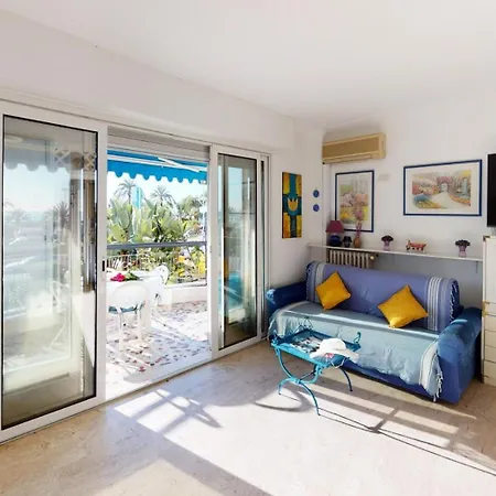 Le Garavan Beach - Giotto - Joli Studio Face Mer Proche Plage Et Commercers Avec Terrasse Mae-9614 * Menton