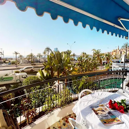 Le Garavan Beach - Giotto - Joli Studio Face Mer Proche Plage Et Commercers Avec Terrasse Mae-9614 Apartment Menton
